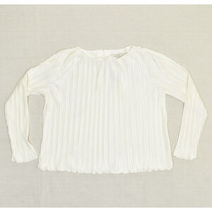 LOFT White Long Sleeve Top - Elegant